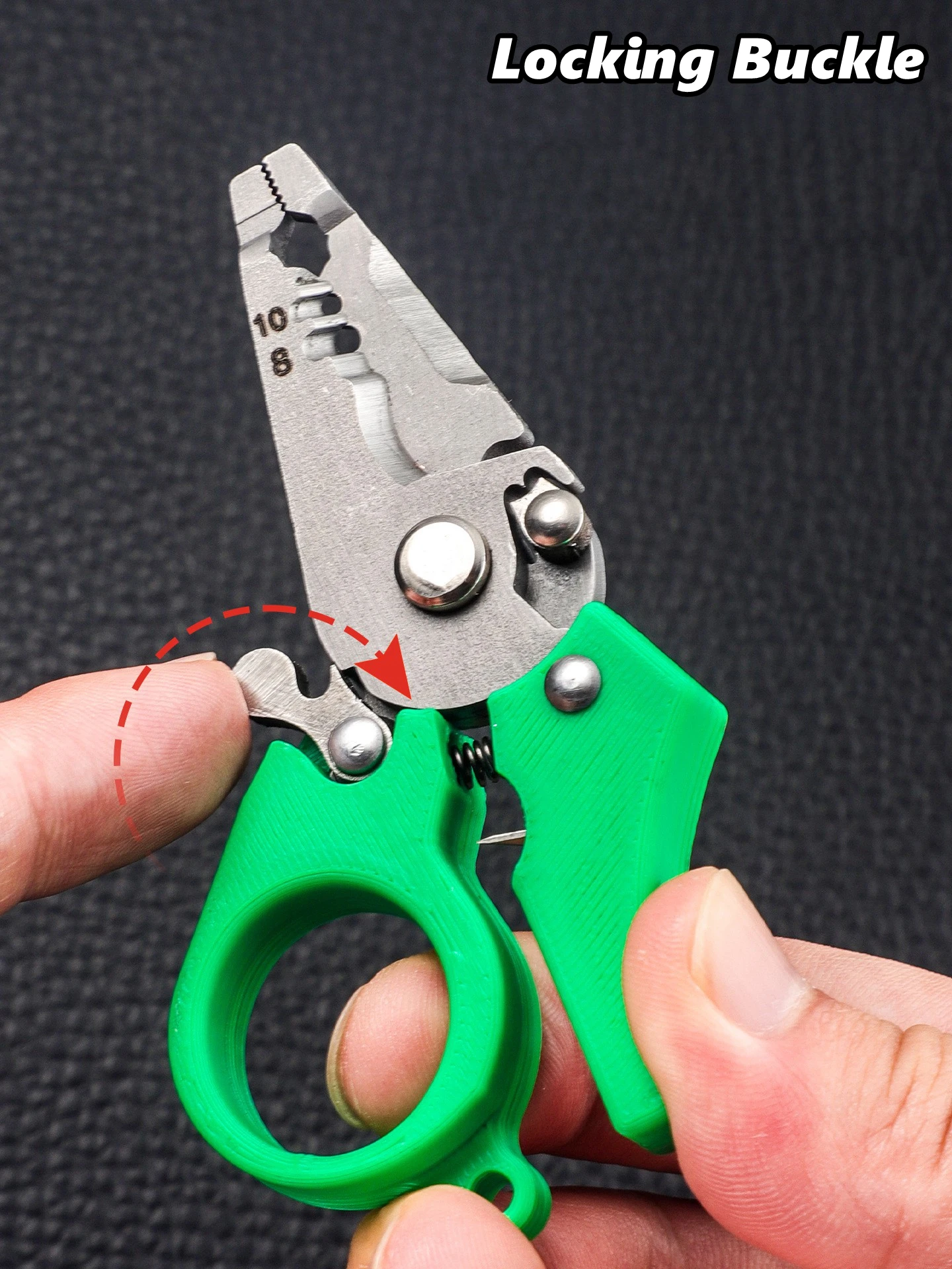 Mini Wire Strippers Pliers Multi-Function Pocket-Sized Splitting Wire Stripper Electrician Tools Cable Cutting Crimping Pliers image 3