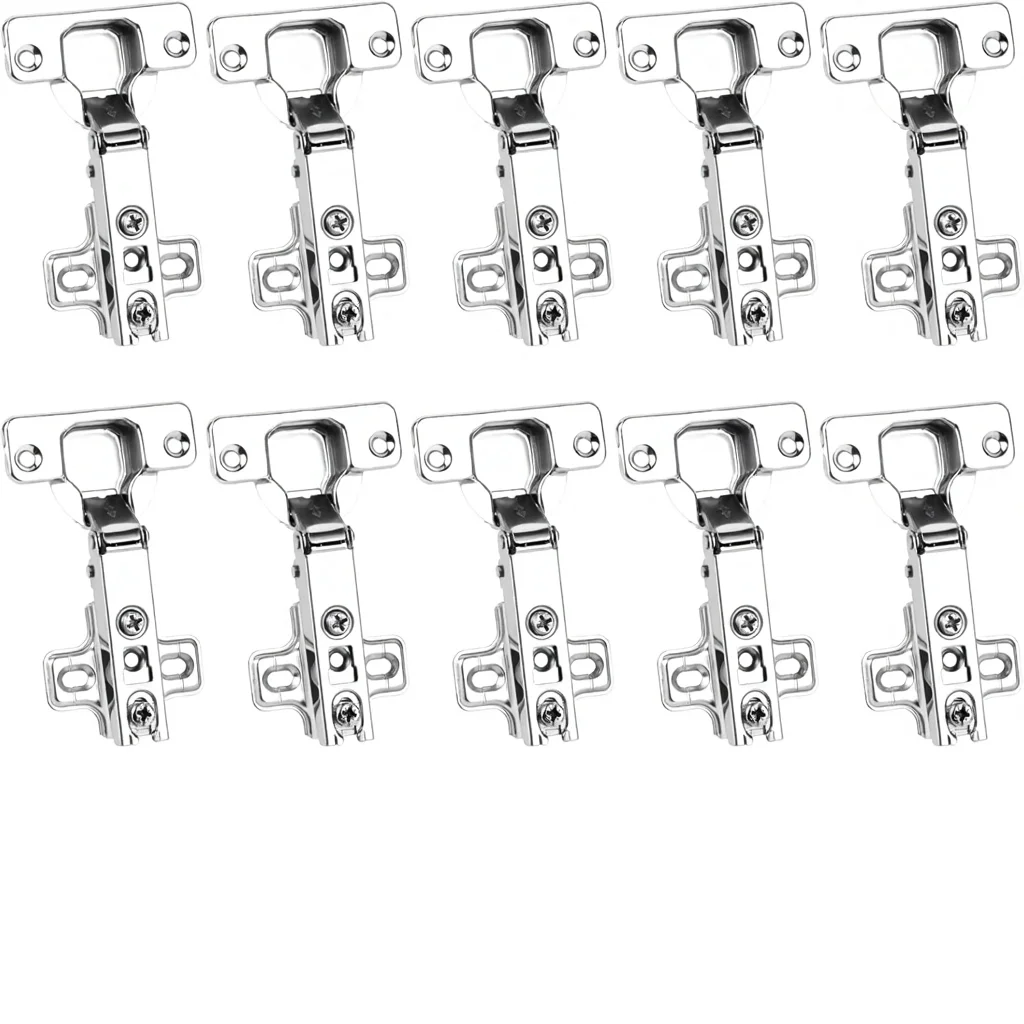 

10-Door 110 Kitchen Cupboard Hinges Shock Absorber Full Overlay Cold Roll Finish Metal Outdoor Cabinet Use 40 Screws China