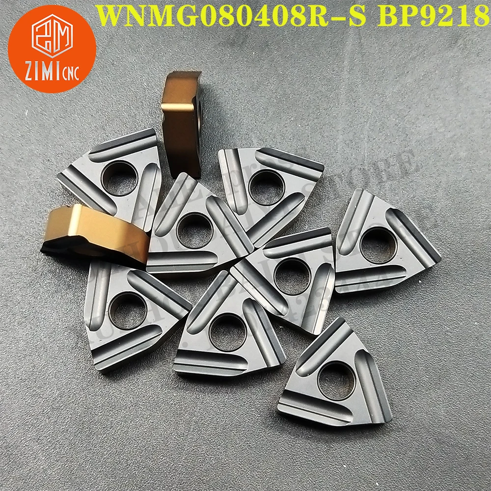 WNMG080408R-S BP9218 WNMG080408R-S Inserti in carburo Inserti per tornitura Utensili da taglio CNC tornio per metalli meccanico Lame per tornio da taglio