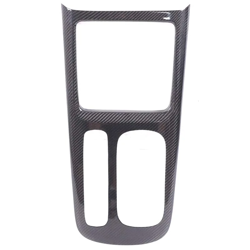 For XIAOMI SU7 2024-2025 Real Carbon Fiber Car Central Control Gear Shift Stalls Teacup Panel Cover Interiors Car Accessories