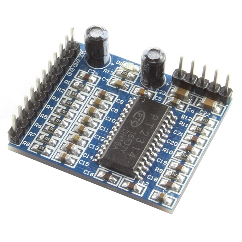 PT2314 Sound Quality Adjustment Voice Module IIC I2C 6V-10V Audio Processing Module, Durable