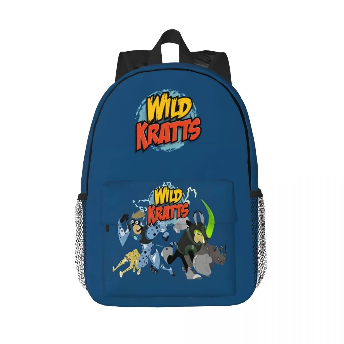 Wild Kratts Printed Lightweight Casual Schoolbag For School, Outdoor, Shopping, Office 15in