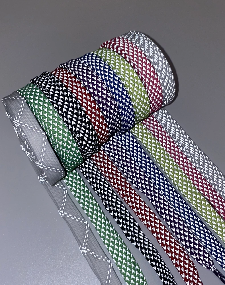 1 Paar Reflektierende Schnürsenkel Flache Schnürsenkel für Sneaker Bunte Reflektierende Schuhbänder Leuchtende Schnürsenkel 100/120/140/160CM Schnüre – Detail 7