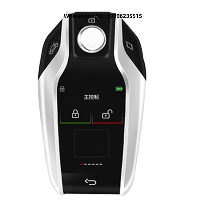 CF618 LCD Display Smart Remote Key with Auto Door Unlock & Trunk Function