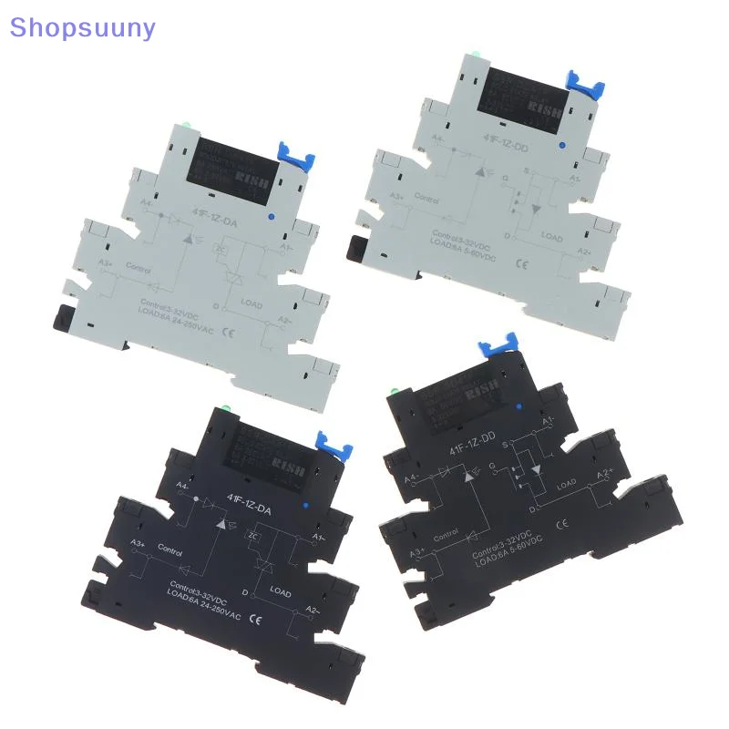 [SU]Ultra Thin Solid State Relay Module DA41F DC Control AC Din Rail Mount For Industrial Automation Circuit Control[SU]