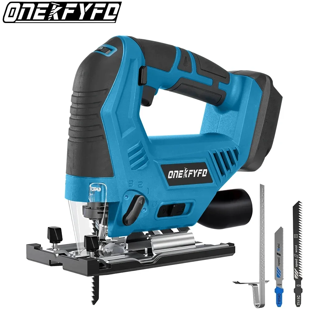 

Cordless Jig Saw 5 Gear Electric Jigsaw Portable Adjustable Multi-Function Woodworking Power Tools for Makita 18V Battery