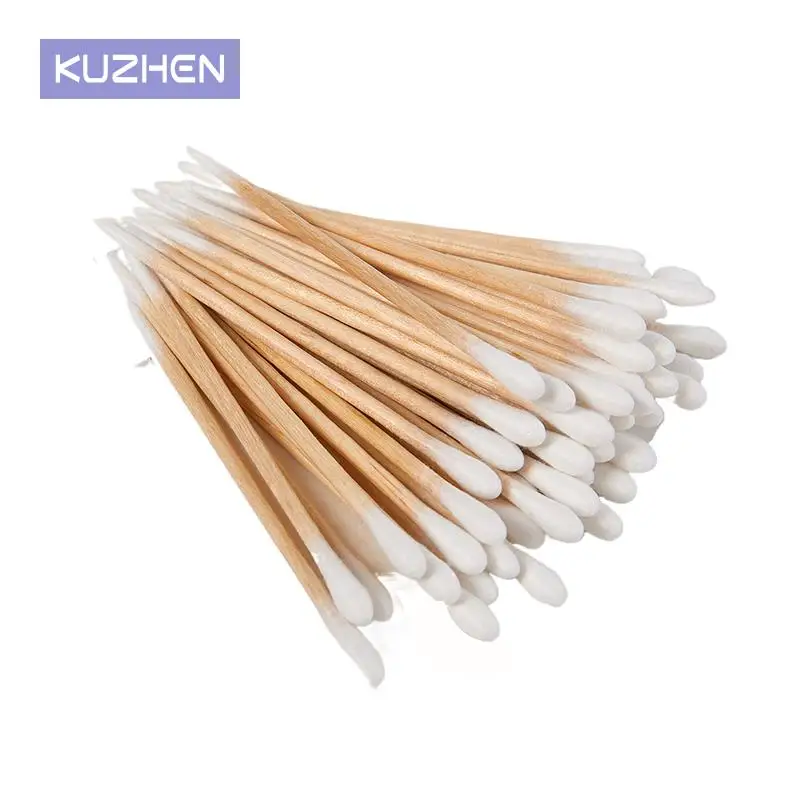 50pcs Double Headed Cotton Swab Cosmetic Cotton Swab Sanitary Cotton Swab Makeup Tools