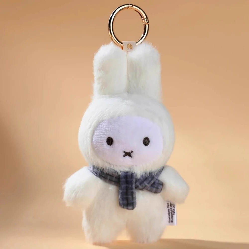 Kawaii Miffy Plush Dool Blind Box Cute Plush Keychain Soft Bunny Pendant Bag Charm Fashionable Accessorize Collection Girl Gift