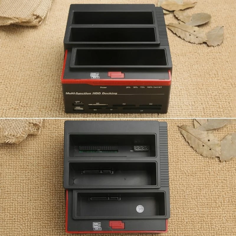 

HDD Hard Drive Docking Station Hard Drive Enclosure 2.5"/3.5" 2 USB3.0 Port