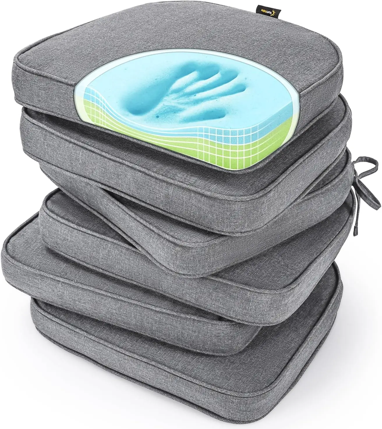 Gel Memory Foam Cha… - image