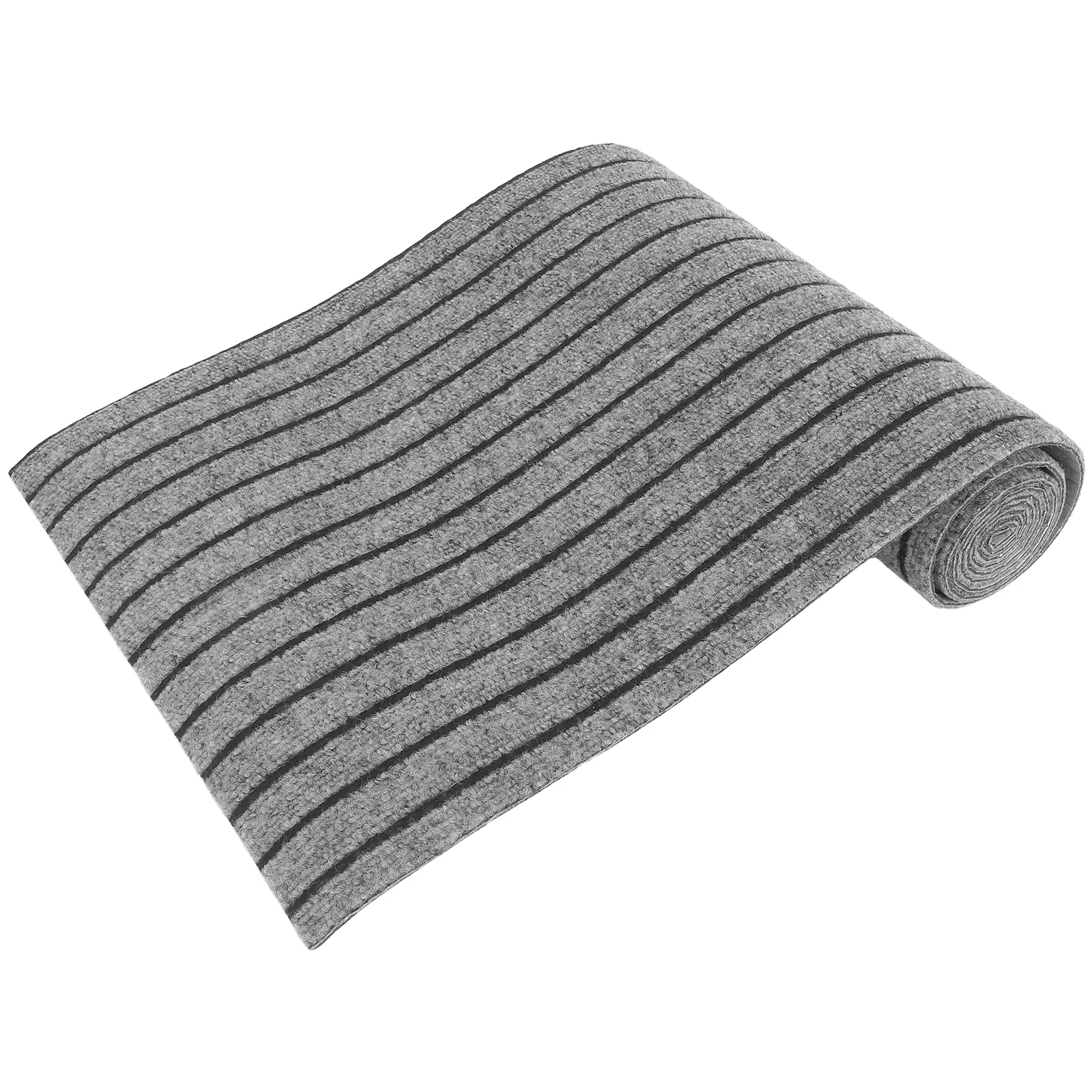 

Self Adhesive Carpet Pad Reusable Stair Rug Grey Climbing Mat Cuttable for Office Hotel Cats Tree Staircase Step Treads