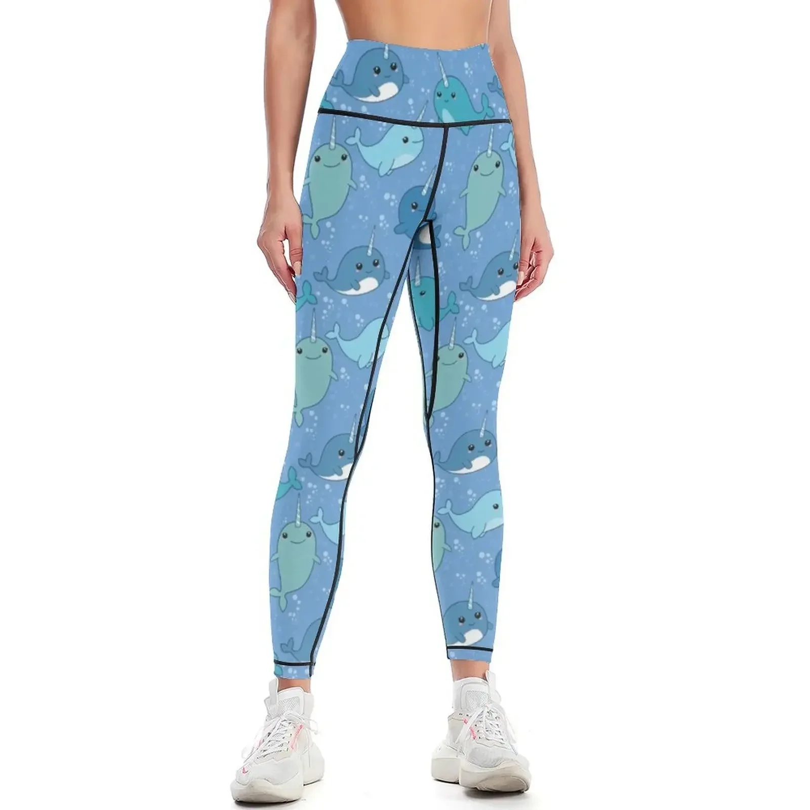 

Narwhal Pattern Leggings Sportswear woman gym Sports female active wear gym womans Womens Leggings