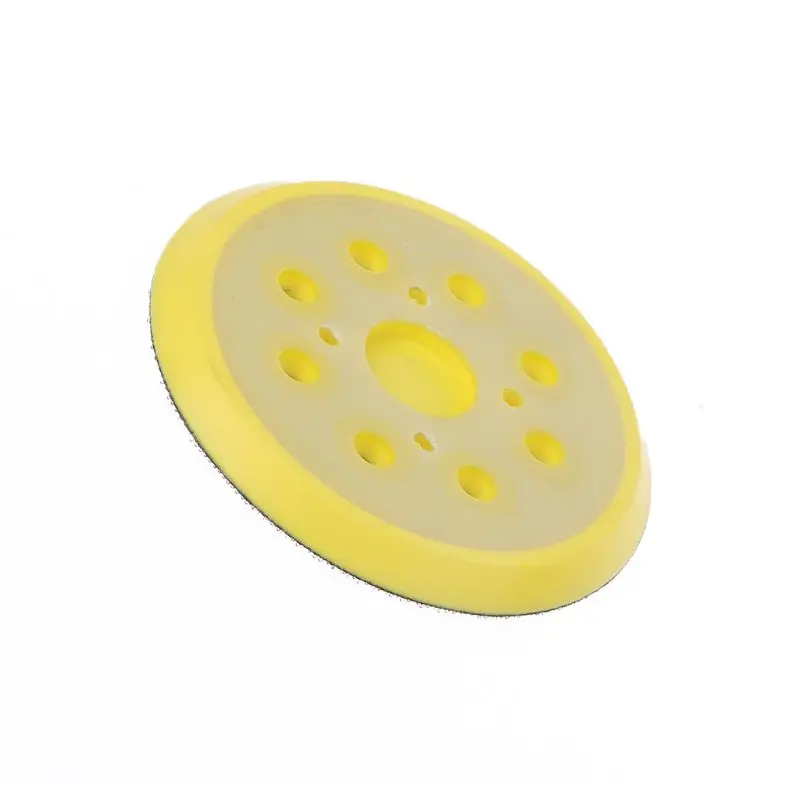 5 นิ้ว 8 หลุม Sanding Disc Pad Backing Sander Hook & Holes Disc รอบรูปร่างเครื่องมือขัด Maunal มือเครื่องมือทนทาน