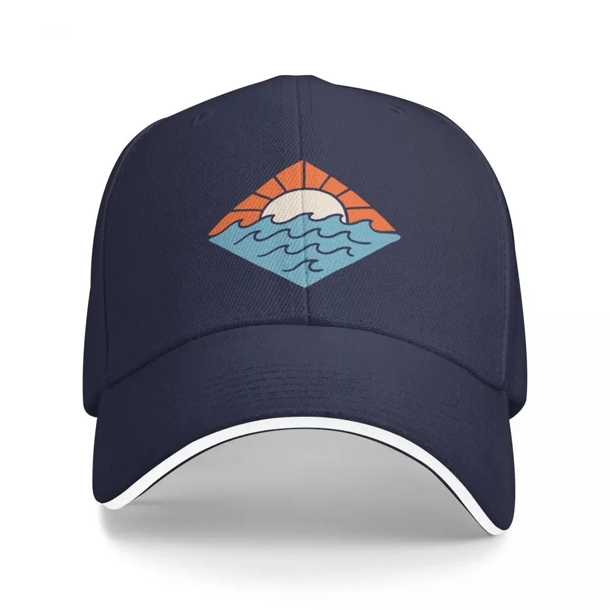 

Sunset and Beach Cap Baseball Cap streetwear Sunscreen winter hat for men Women's