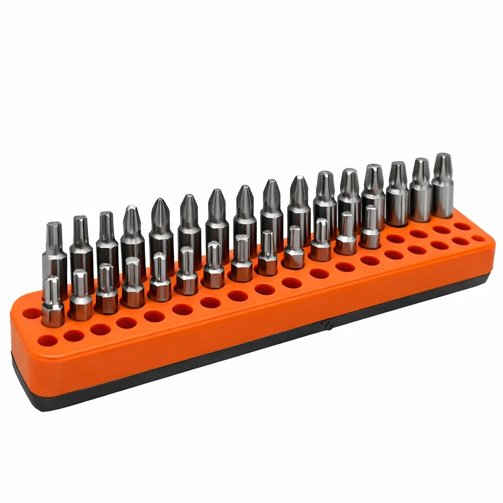 Hex Bit Holder Storage Rack: Sturdy Screwdriver Bit Organizer for Easy Classification