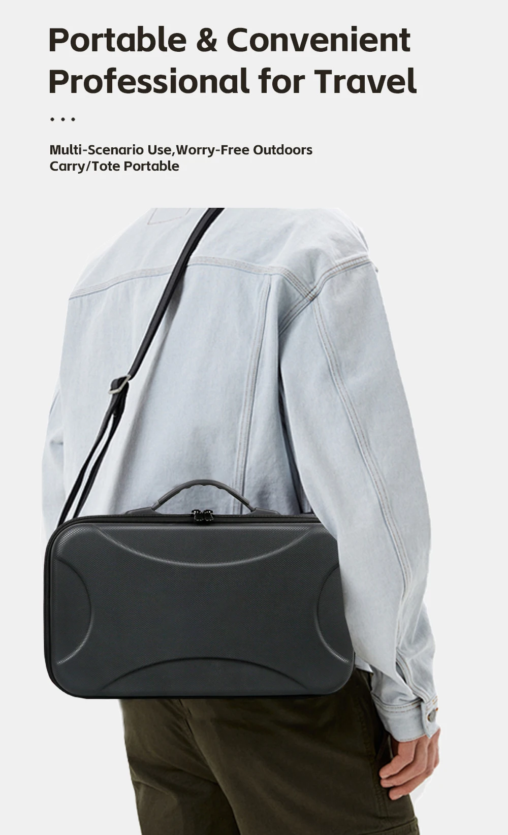 

Carrying Case for DJI Neo 2, Travel Hard Case Storage Shoulder Bag for Neo 2 Fly More Combo,RC-N3 Remote Controller, Charger Hub