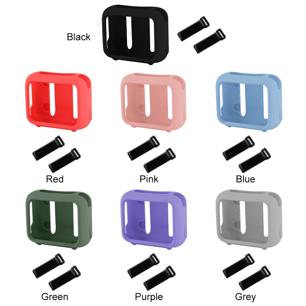 Custodia in silicone Custodia per altoparlante portatile con cinghia di montaggio per altoparlante Custodia per altoparlante antiurto per altoparlante JBL Go 4 BT