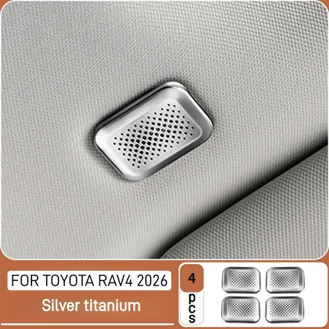 Декоративная наклейка на крышку микрофона/динамика для TOYOTA RAV4 2026
