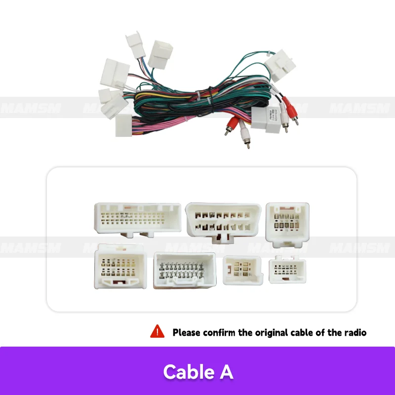 MAMSM 9 inch For Lexus LS430 2001-2006 Android Car Radio Fascia Stereo Frame GPS MP4 Multimedia Wiring Harness Canbus Box kit