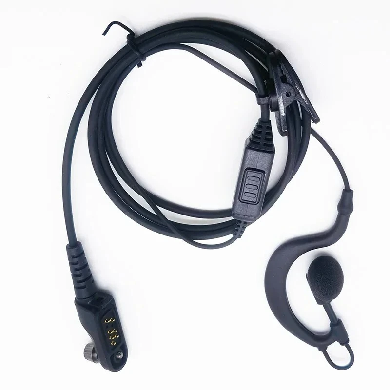 

HYT Walkie Talkie Ear Hook PTT Mic Earpiece Headset for Hytera BP516 BP565 AP515 AP585 BP560 AP580 Portable Radio