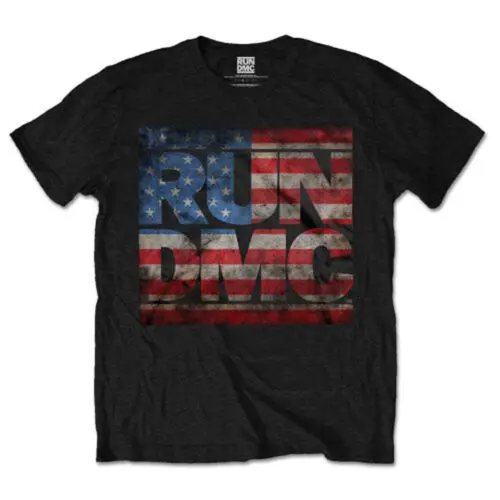 Run Dmc Americana Logo Official Tee T-Shirt Mens