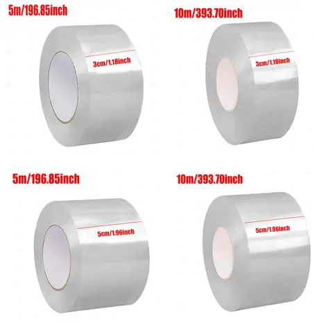 5M/10M Ultra-strong Self-Adhesive Nano Tape Single Side Waterproof Stain-Resistant Kitchen Sink Gap Caulk Strip Transparent Tape