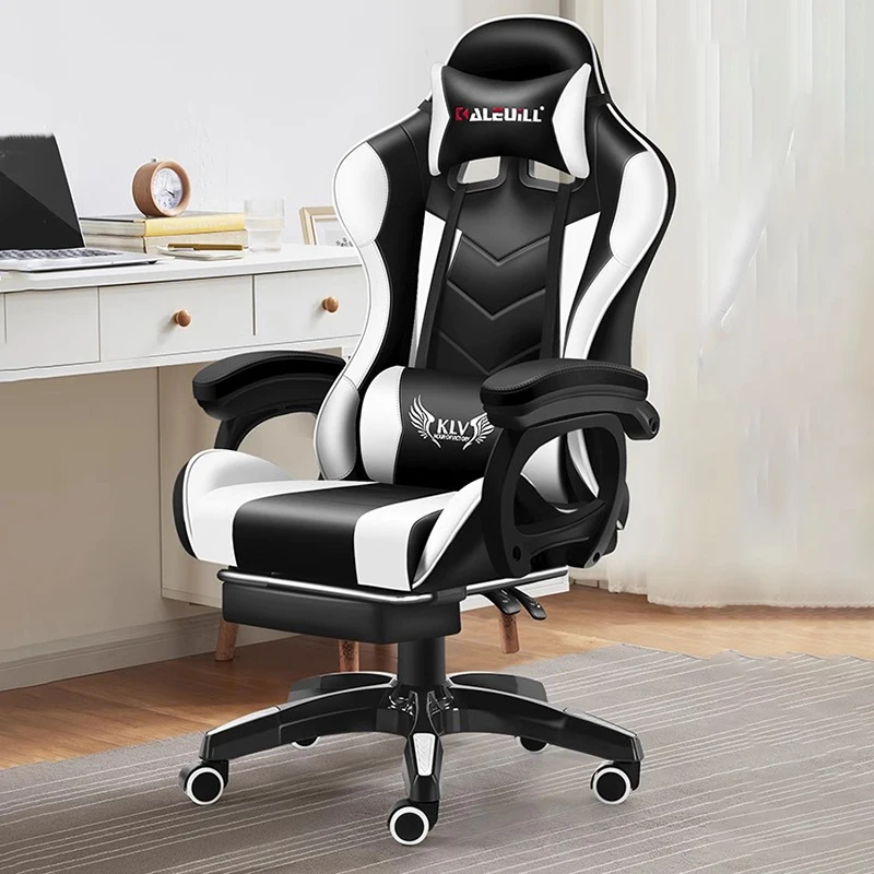 Pillow Cushion Gaming Chairs Ergonomic Swivel Moderno Classic Gaming Chairs Black Stylish Sillas De Oficina Office Furniture