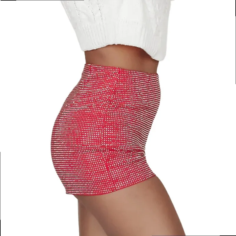Sequins Women's Shorts Sexy Hot Pants Tight Summer Clubbing Shorts