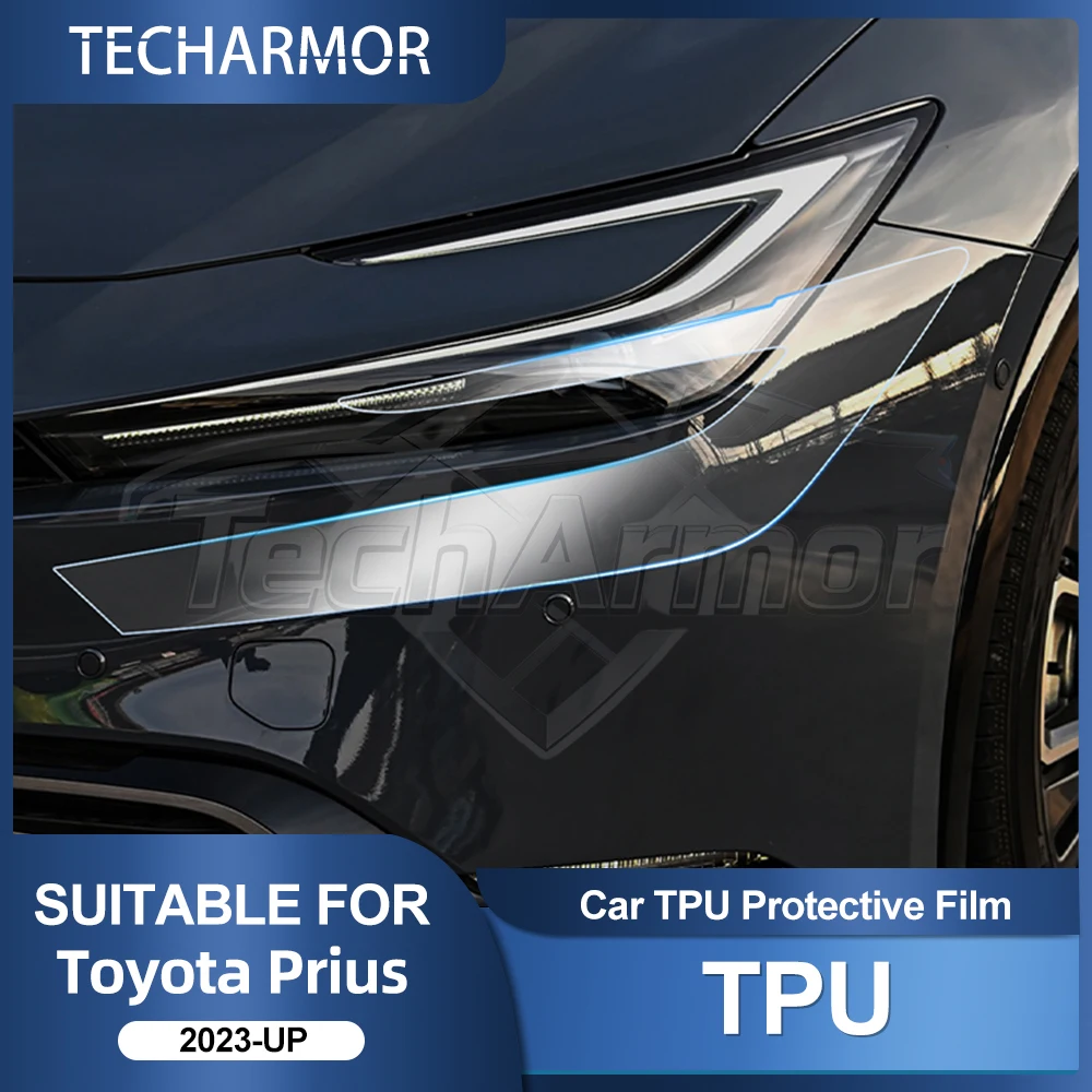 Película Protectora de Faros Delanteros de TPU para Toyota Prius 2023 2024 2025 2026, Anti-Rayones, Anti-Fumos, Accesorios Externos para Auto