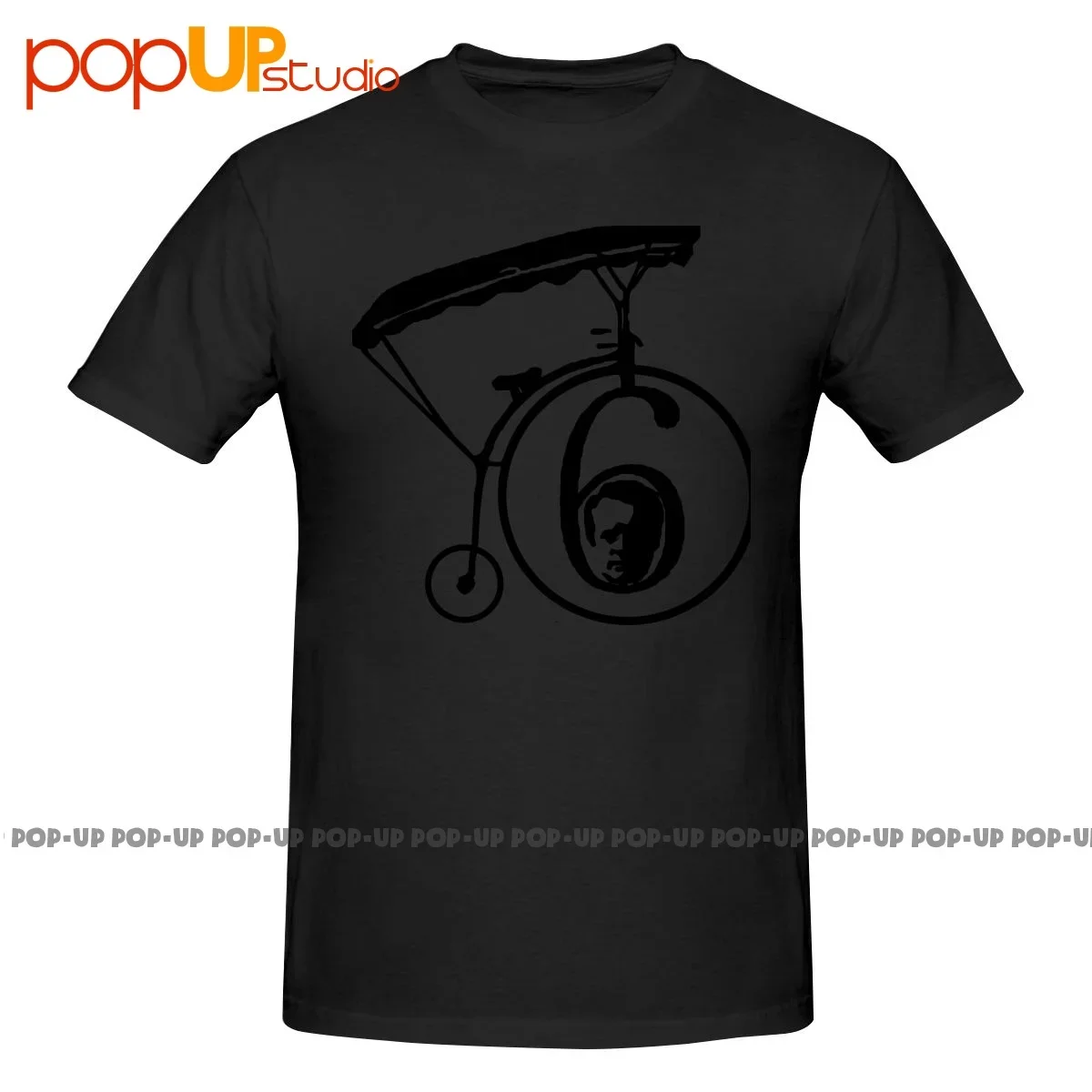 Penny Farthing Patrick Mcgoohan Cult Tv Series Dangerman The Prisoner Number 6 Shirt T-shirt Tee Unisex High Quality