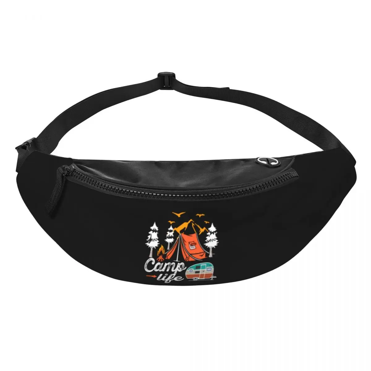 Fashion Camp Life Camping Fanny Pack Vrouwen Mannen Avontuurlijke Crossbody Heuptas Voor Reizen Fietsen Telefoon Geld Zakje