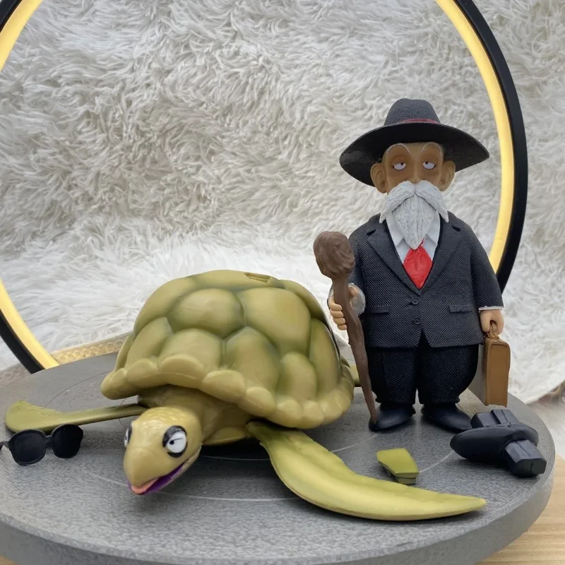 

Kawaii Dragon Ball Super Saiyan Turtle Hermit Figure Anime 24cm Cartoon Child Toy Collection Room Ornament Festival Gift