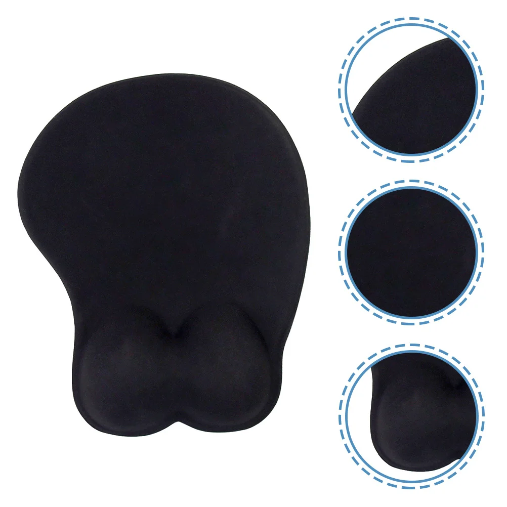 

Ergonomic Thick Gel-Filled Mouse Pad With Wrist Support Non-Skid Office Laptop Mouse Mat For Wired Wireless Mice Smooth Precise