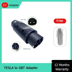 Vendita calda 32A 7KW NACS Tesla caricabatteria da auto Super elettrico adattatore da Tesla a GB/T EV GBT EV BYD ID 4 6 ricarica