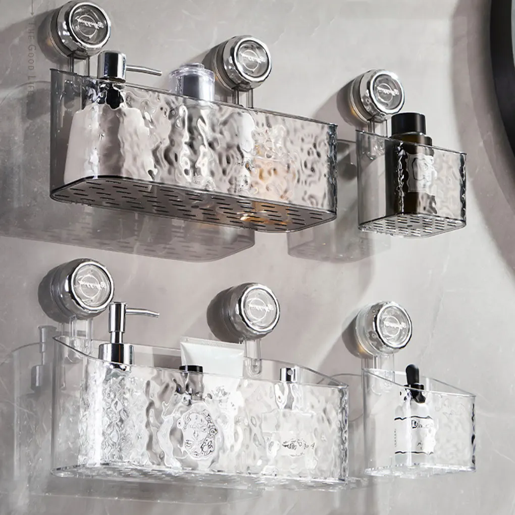 

Innovative Wave Pattern Simple Yet Stylish Bathroom Wall Storage Holder Durable And Heavy-duty