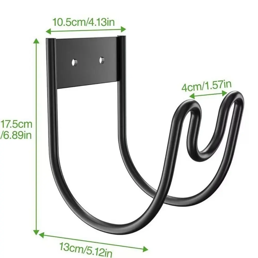 Flexibler Schlauchhalter Rostfrei Garten-Schlauchhalter Langlebiger Hochleistungs-Wasserschlauchständer Robuster Extra Großer Metall-Drahthalter für den Außenbereich – Detail 1