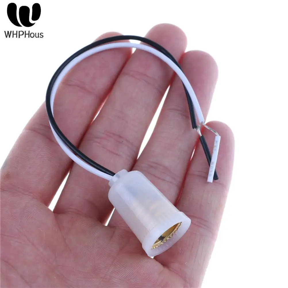 1pcs Lamp Socket with Wire LED Light Bulb Lamp Holder Converter Adapter Plastic BS Material E12 Lamp Base Holder