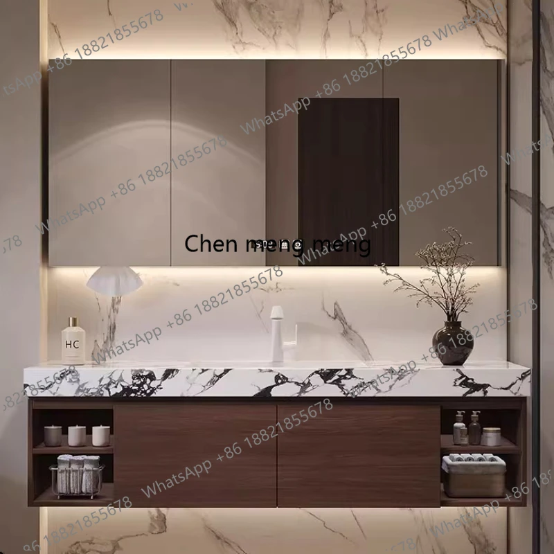 Mirror Storage Bathroom Cabinet Perfume Sink Wooden Modern Paper Bathroom Cabinet Toilet Over Wall Gabinete Trendy Furniture