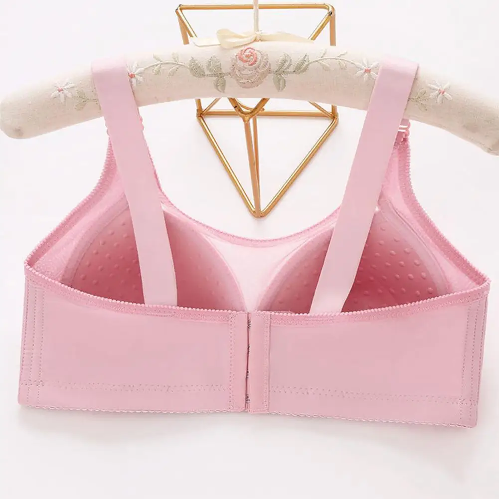 

Push-up Bra 3/4 Cup Bra Comfortable Plus Size Wireless Bra for Mid-aged Women Adjustable Shoulder Strap Good for Sport
