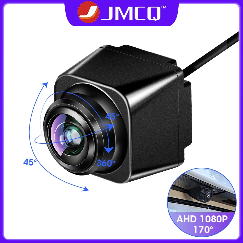 

JMCQ 1080P Backup Camera 170° Golden Fisheye Track Car Rear View Camera HD Night Vision Reversing Parking Cam IP68 Waterproof