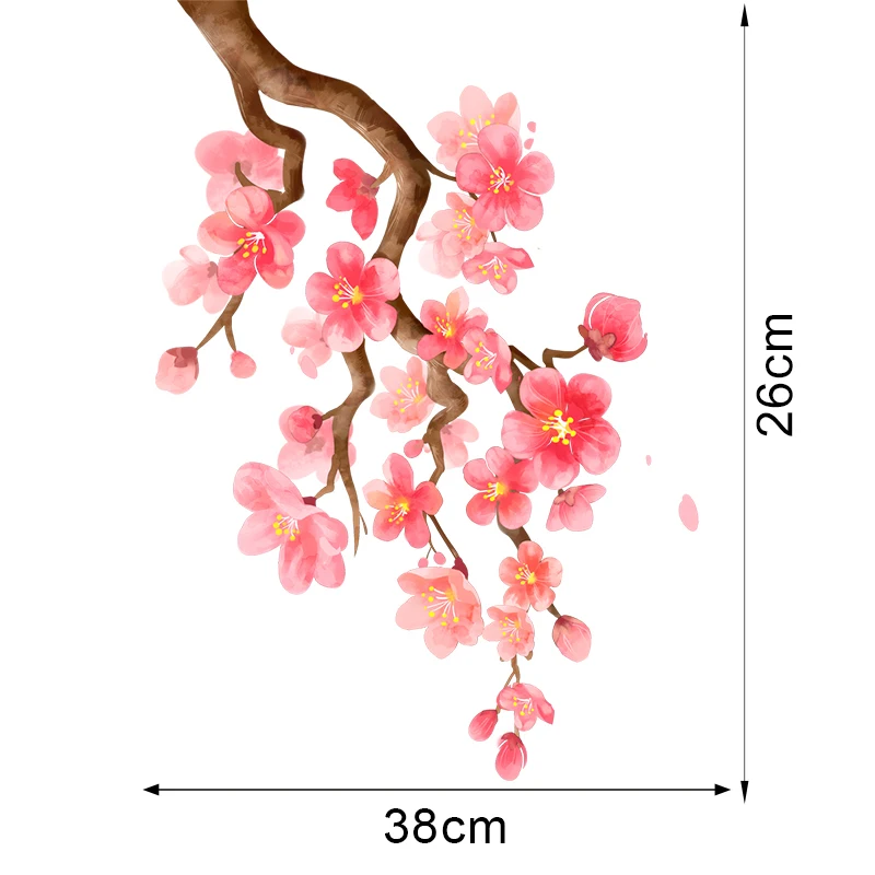C258 # różowe kwiaty wiśni naklejka na toaletę toaleta Wc naklejka na pokrywę naklejki ścienne Wc do dekoracji domu