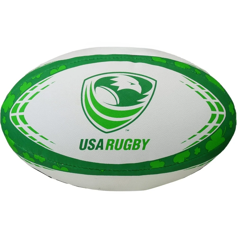 USA Rugby Ball G-TR4000 St. Patrick's Day Lucky Trainer Officially Licensed - Size 5