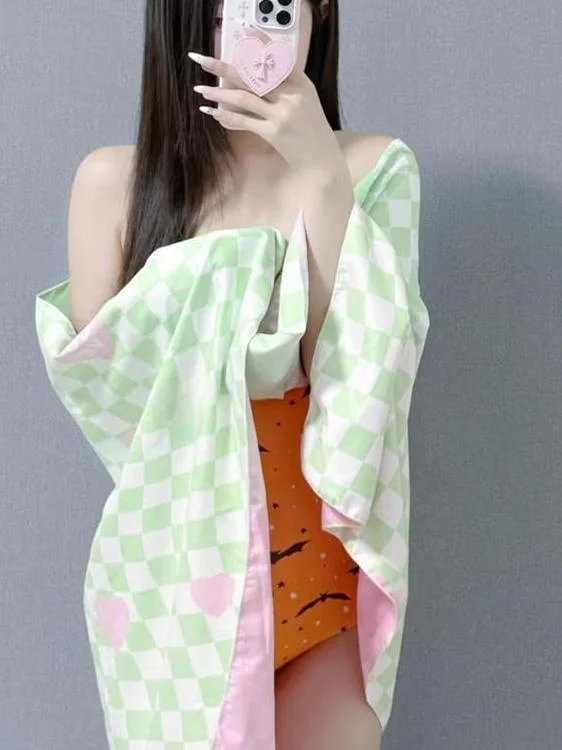 

Большое быстросохнущее впитывающее женское банное полотенце с узором, двустороннее, с принтом, для плавания и пляжа