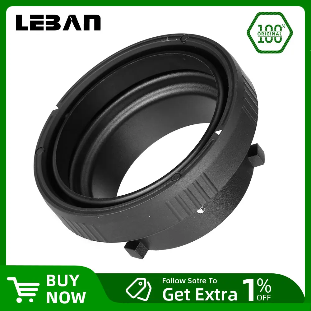 Bowens Mount To Elinchrom Mount Interchangeable Ring Adapter Converter for Photo Studio Strobe Speedlite