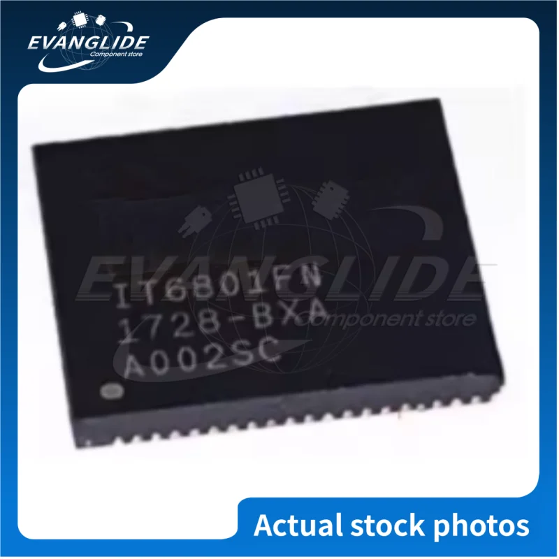 5 PCS/LOT Original & New IT6801FN IT6801 QFN76 Single-Port HDMI Receiver Chip