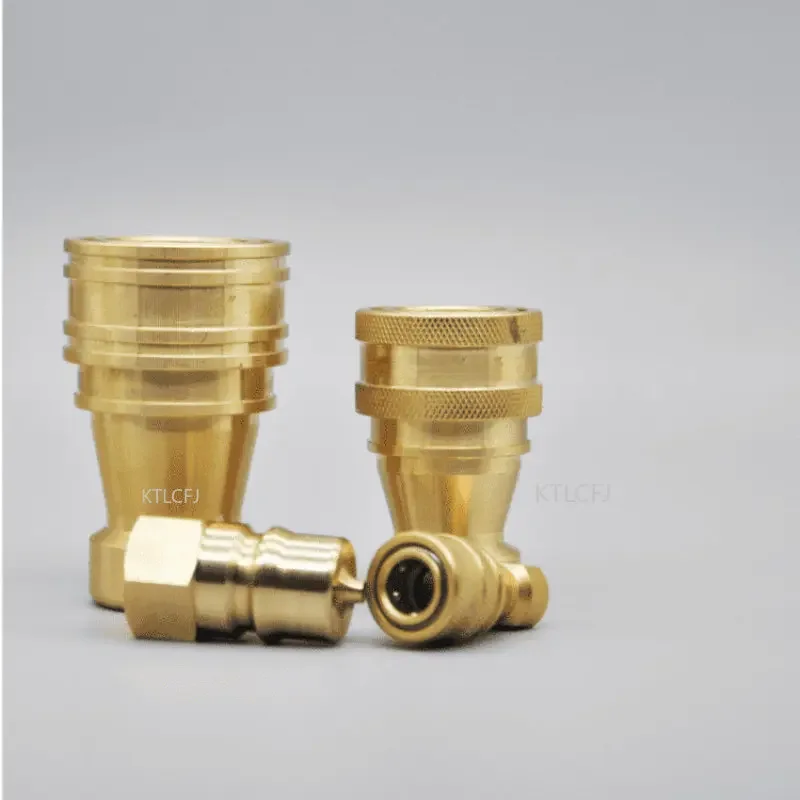 Double Self Sealing Open Close High Pressure High Temperature Connector Hydraulic Quick Connector