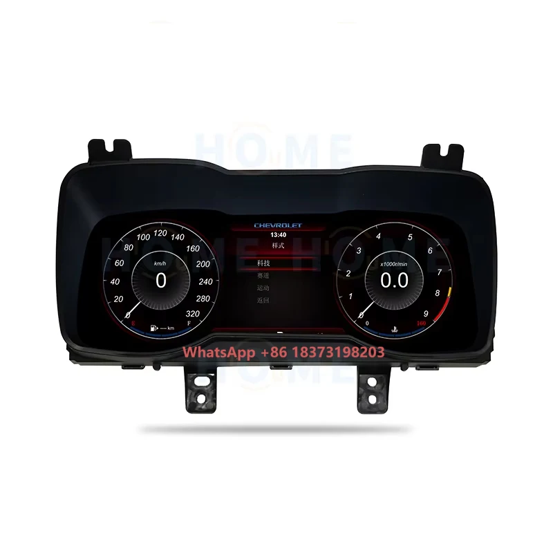 Digital Dashboard Panel Virtual Instrument Cluster CockPit LCD Speedometer for Chevrolet Camaro 2011 - 2015 Mileage Panel