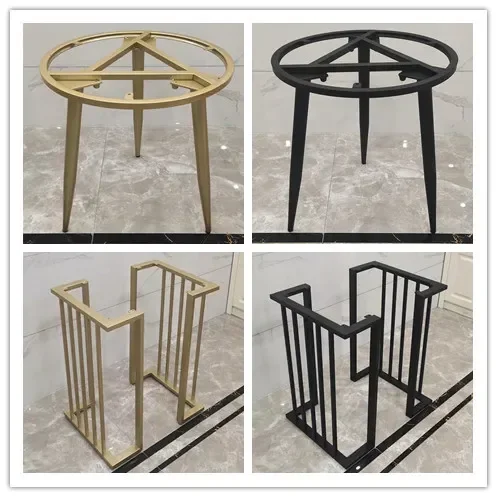 Now wrought iron table leg bracket, office computer conference desk metal coffee table rack, dining table leg