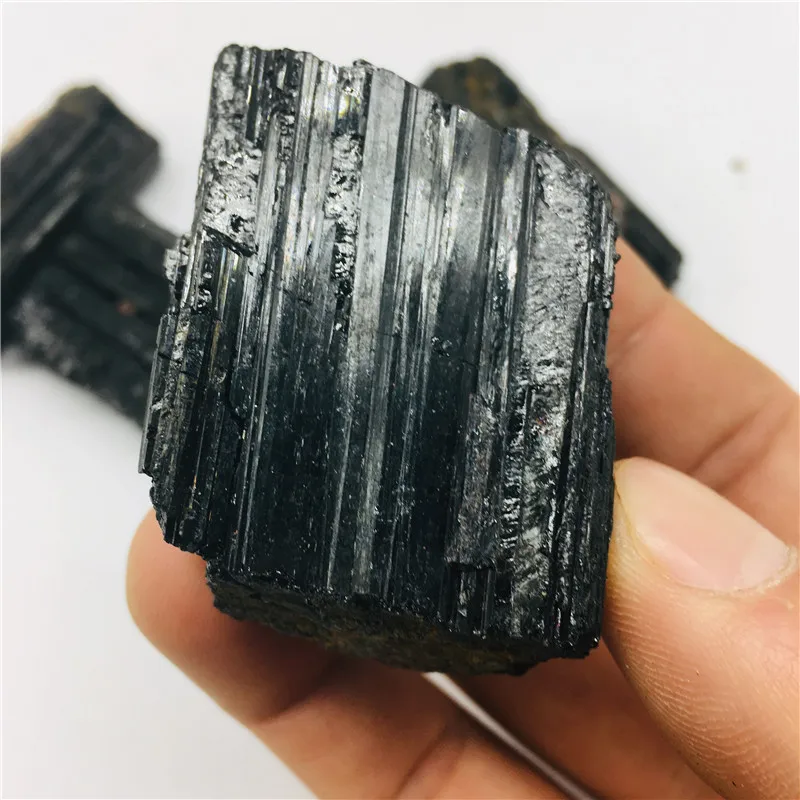 100% Natural High Quality Black Tourmaline Stone Healing Home Decor Gifts Mineral Specimen Random dropship