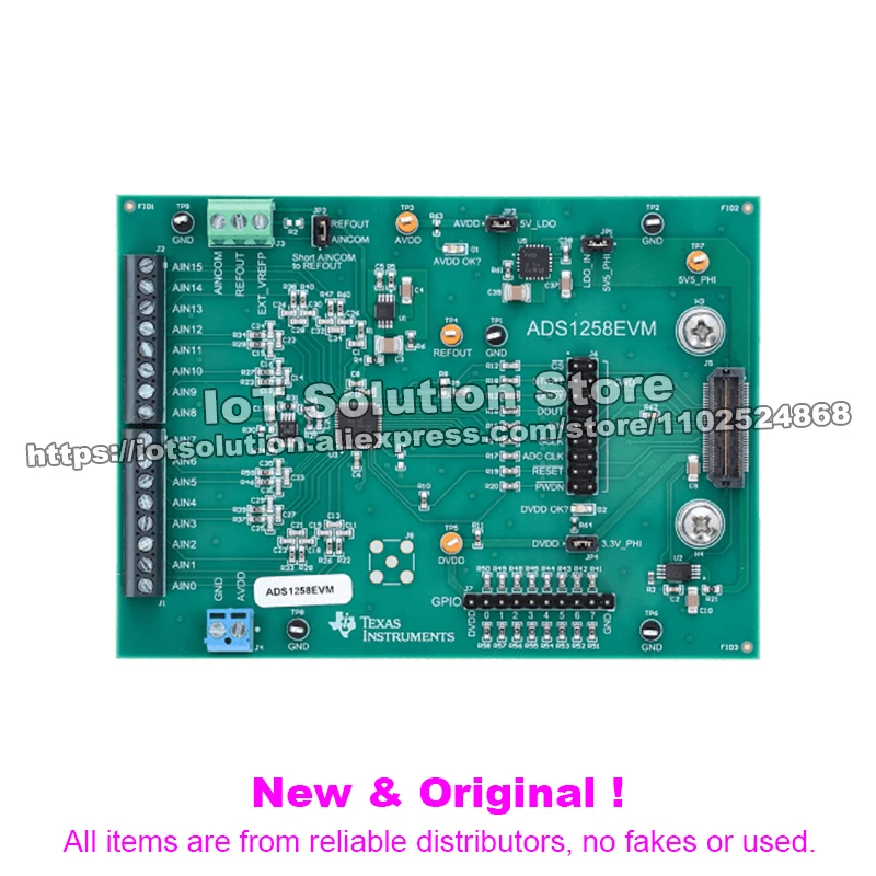 ADS1258EVM-PDK ADS1258 Performance Demonstration Kit ADS1258EVM PDK